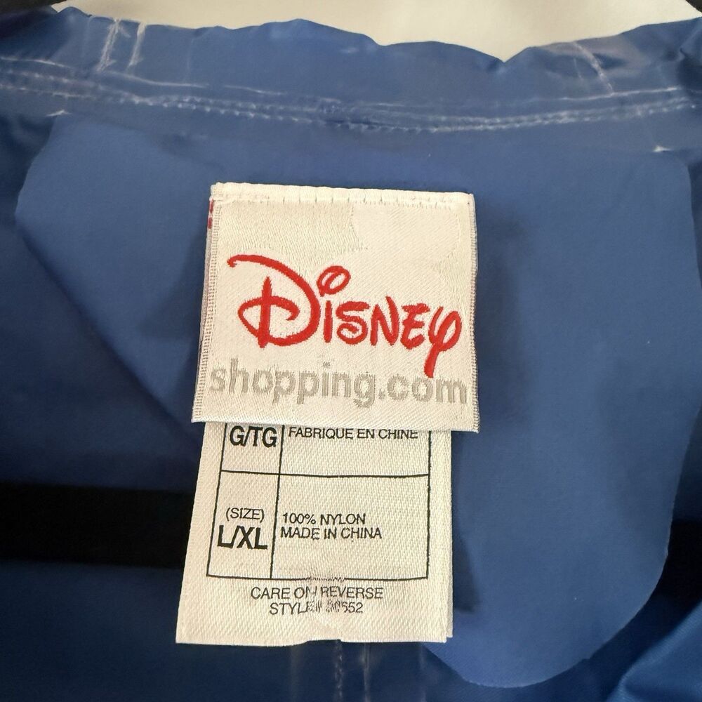 Disney Mickey Mouse 1928 Windbreaker Unisex Large XL Blue Full Zip Hooded - Picture 3 of 9